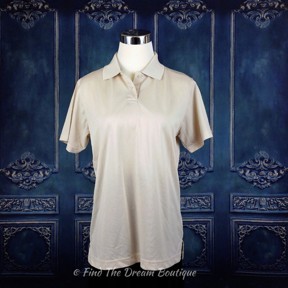 Penguin Munsingwear M Polo Shirt Cream Tan NWT - Picture 1 of 7